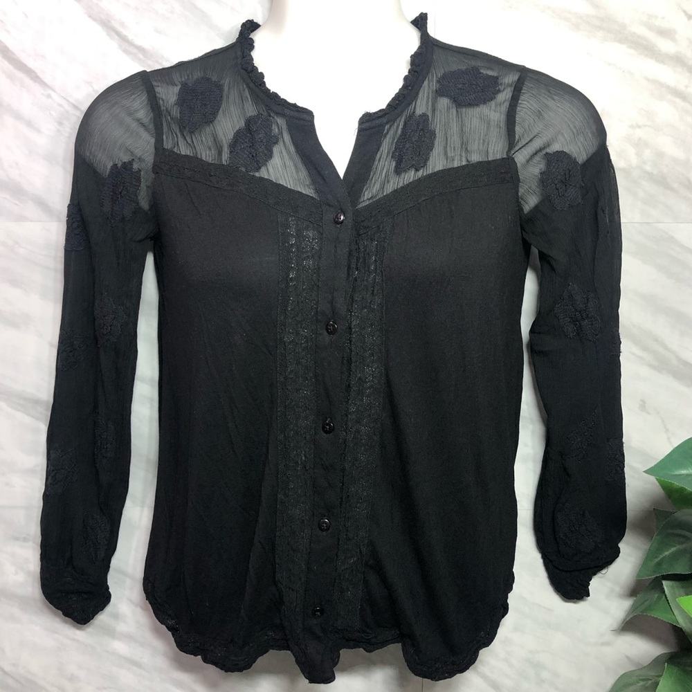 Anthropologie Meadow Rue Blouse XS